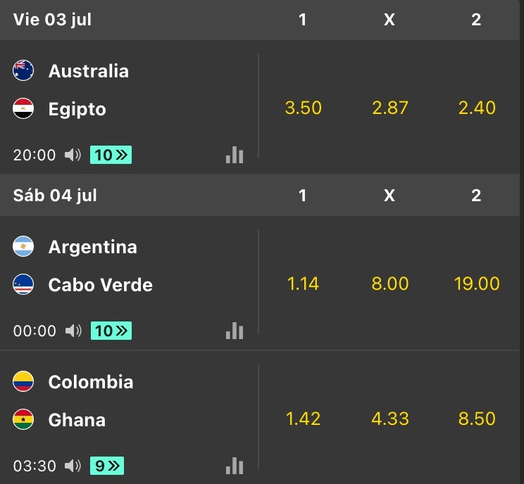 LuisGilPicks's tweet photo. Llevo más de 5 horas analizando estos partidos del Mundial:

🇦🇺Australia - Egipto🇪🇬
🇦🇷Argentina - Cabo Verde🇨🇻
🇨🇴Colombia - Ghana🇬🇭

Y abajo te dejo la cuota 111 que he sacado👇🏻 https://t.co/LmEwxloyQy