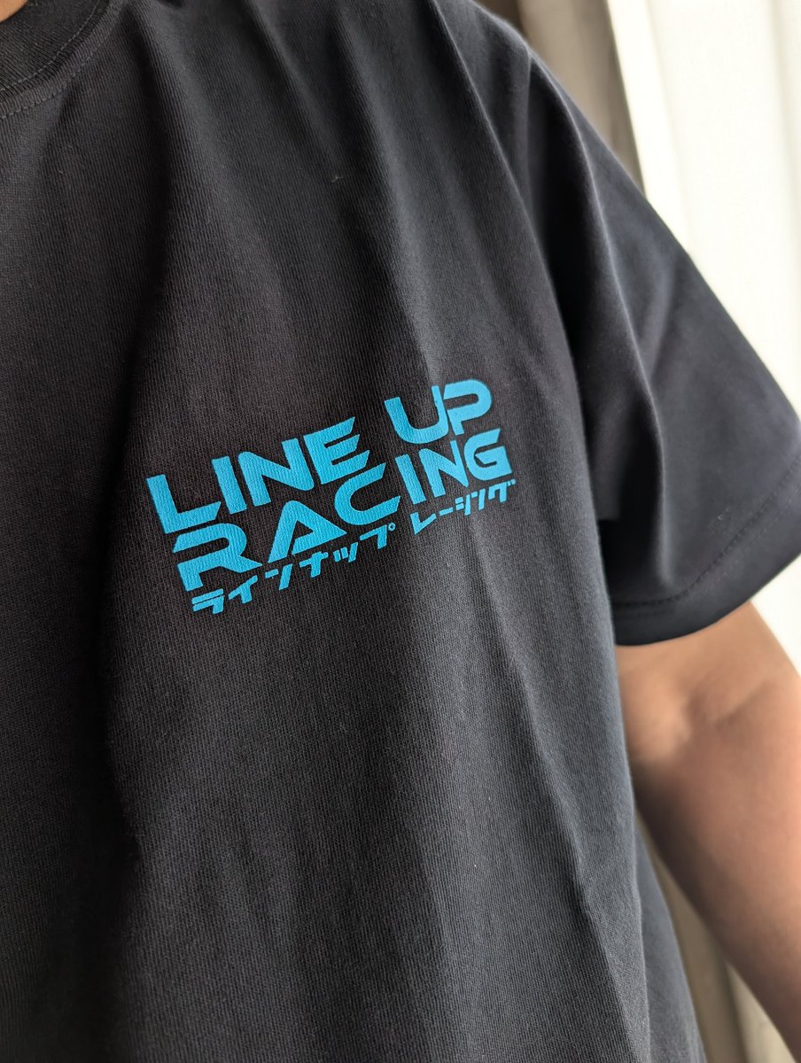 tsuchi_zzza's tweet photo. 早速、着てみた✨

Mサイズぴったりです😊
#LINEUPRACING
#Tシャツ https://t.co/Lf6j9s7nUS