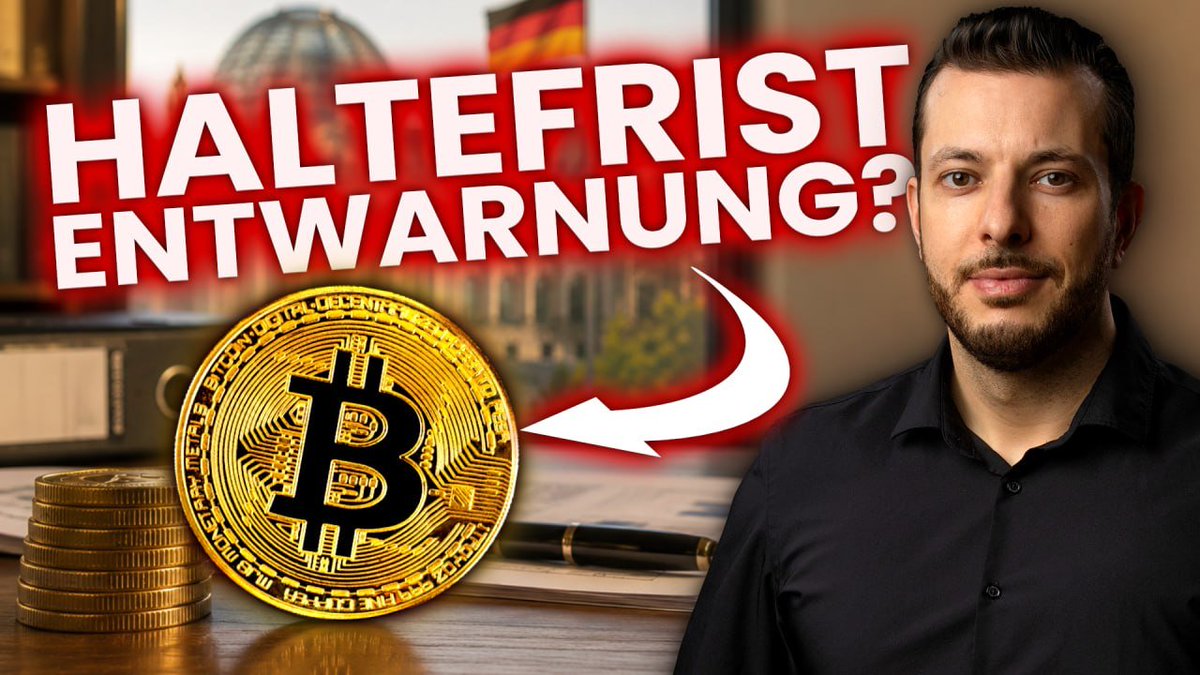 blocktrainer's tweet photo. Ist es ein GUTES oder SCHLECHTES Zeichen, dass die Bitcoin-Haltefrist in der jüngsten Sitzung des Koalitionsausschusses nicht behandelt wurde? 🧐

Darauf geht @RomanReher in einem neuen Video bei @YouTube näher ein.

JETZT ANSCHAUEN ⬇️
https://t.co/VL1nWpRaOd https://t.co/hrQ8QOPmnZ