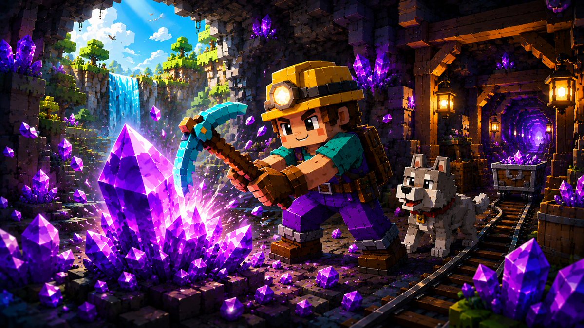 CrystaraWorld's tweet photo. Crystara runs on a simple mining loop:

• stronger pickaxes cost more COIN
• deeper crystal sells for more COIN
• deeper crystal takes longer to break
• Dynamite speeds things up and is bought with $CRYS

The deeper you go, the better the rewards. https://t.co/iJrXVaxdZz