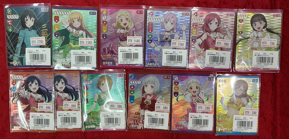 ラブカ 販売情報】 各種P+入荷しました‼️ お買い求めの際は是非カード