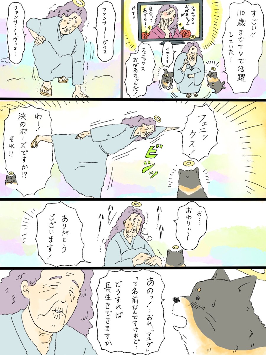musashi_0303's tweet photo. 天国での暮らしはどうですか「フェニックスおばあちゃん」② https://t.co/6Yd6RDJ98m