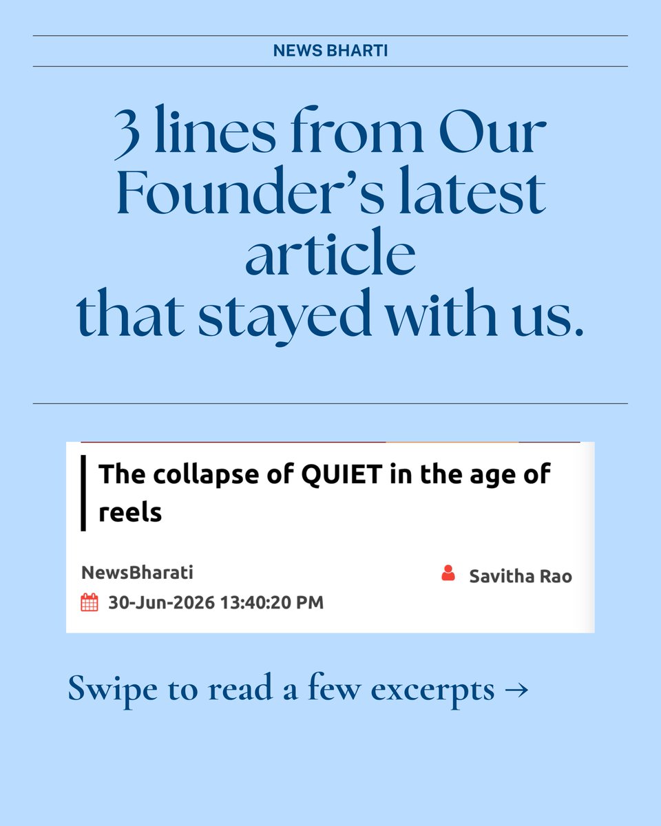 Quiet India tweet media