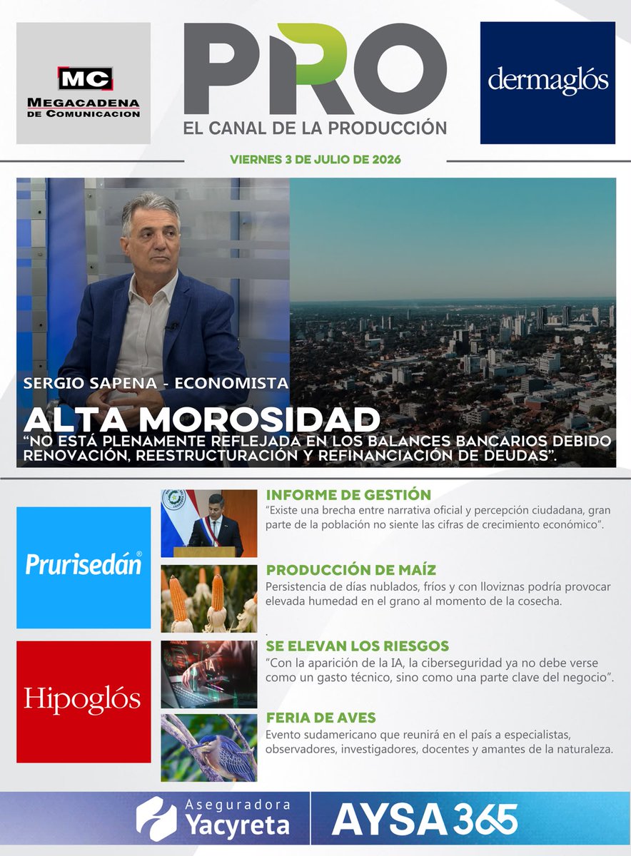 780AM's tweet photo. 🙌🏻 Portada informativa de #CanalPRO

📌 Edición 3.07.26

📲 ¡Visitá https://t.co/YLhIUV11iK! https://t.co/ngtutqM3kJ