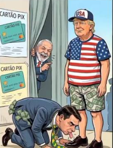 orlandoguerreir's tweet photo. Flávio Rachadinha quando mandou cartinha para o seboso do Trump informando que gostaria que o Tarifaço fosse deixado para depois das eleições mostrou para todo mundo o quanto é traidor da pátria.
Já deveria ter sua pré candidatura impugnada e já deveria estar respondendo um processo rigoroso na justiça.