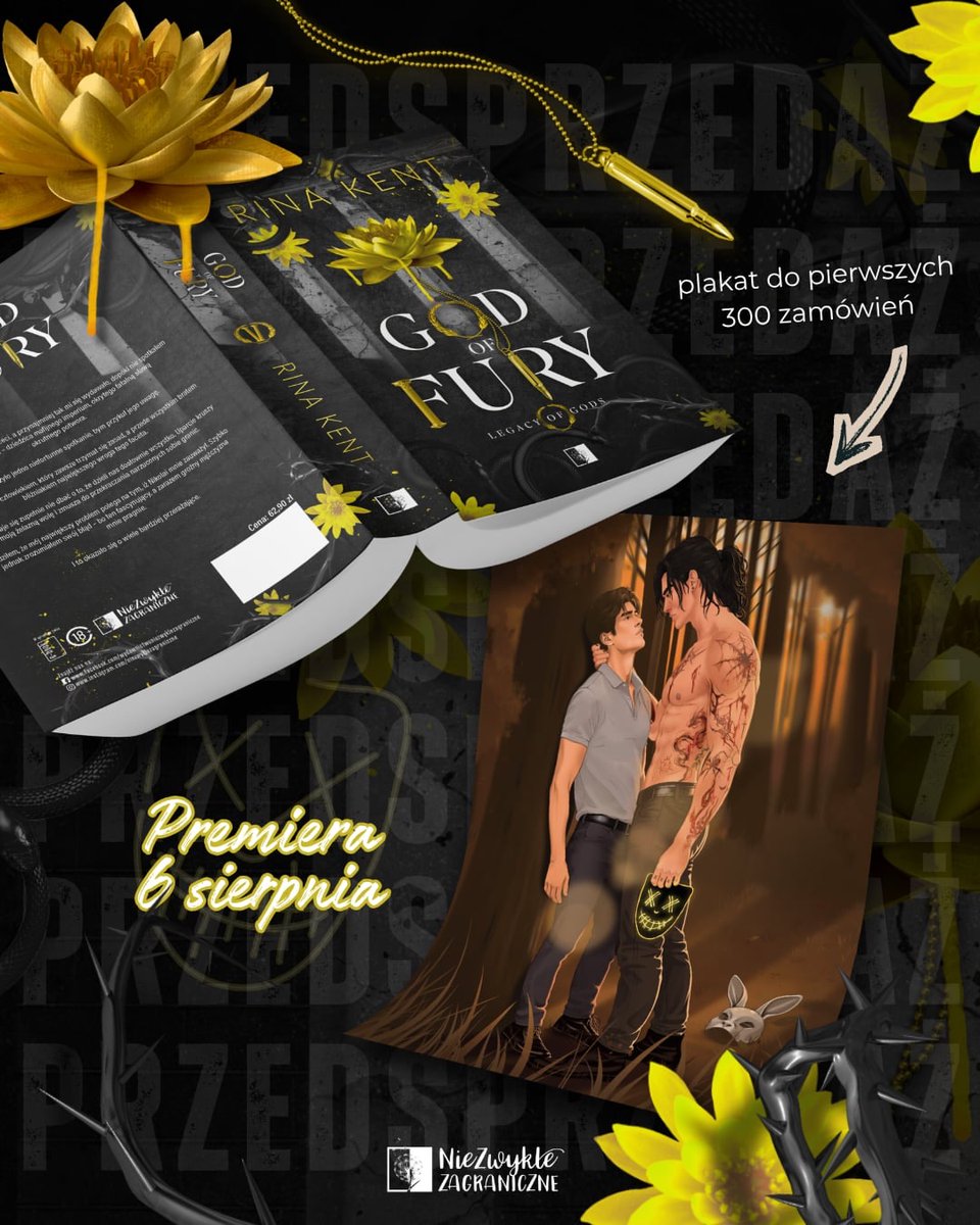 florainherbooks's tweet photo. 𝑮𝑶𝑫 𝑶𝑭 𝑭𝑼𝑹𝒀 – 𝑹𝑰𝑵𝑨 𝑲𝑬𝑵𝑻 ۶ৎ
╰⋆ 𝒏𝒊𝒌𝒐𝒍𝒂𝒊 𝒔𝒐𝒌𝒐𝒍𝒐𝒗 𝒙 𝒃𝒓𝒂𝒏𝒅𝒐𝒏 𝒌𝒊𝒏𝒈

#godoffury premiera 6 sierpnia ۶ৎ https://t.co/fYxZtZiBeW