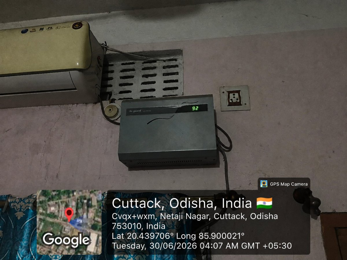 asutos123's tweet photo. @TataPower Consumer Account Number-80033397722,Mob-9040705792 Very Low Voltage input 70-100 from last 3years.Please install a transformer here immediately.Despite repeated request from last3years, transformer are not being installed @TPCentralOdisha @EnergyOdisha @TataPower @KVSinghDeo1 https://t.co/ECYRQXaJJP