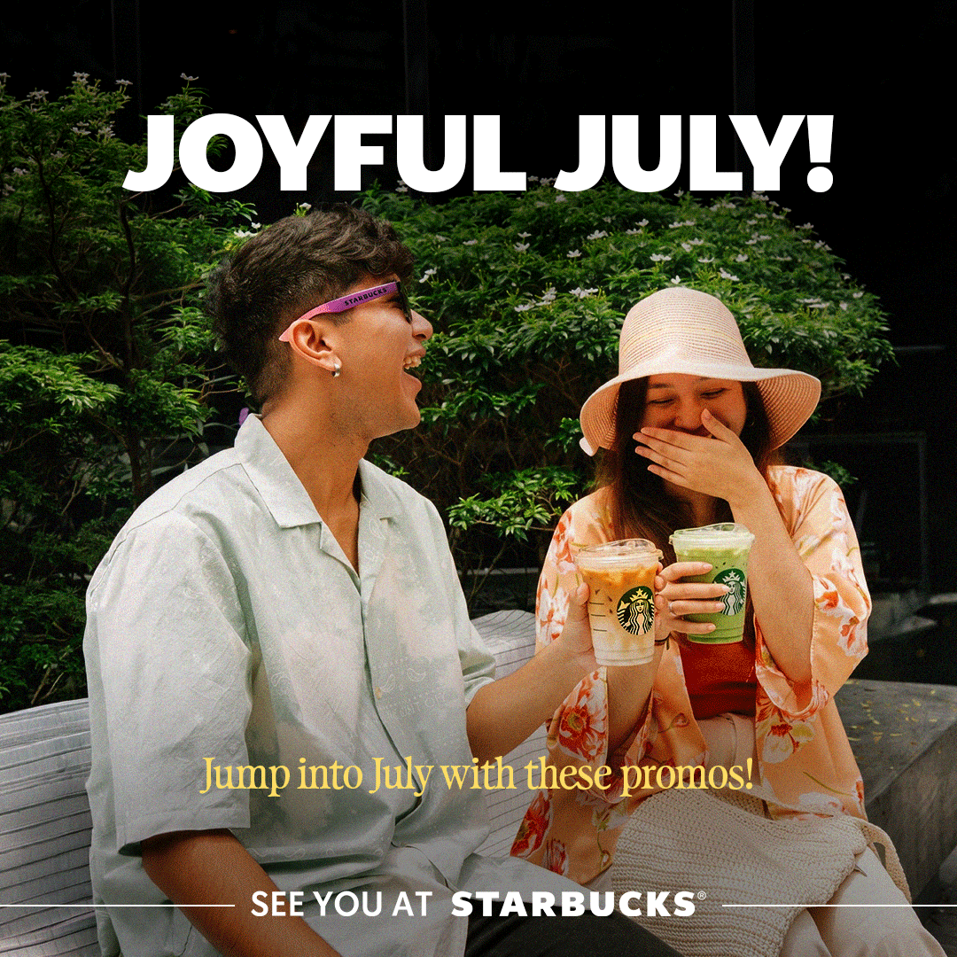 StarbucksMY's tweet photo. Turn up the joy this July with these goodies! 😍

From Buy 1 Free 1 deals ☕☕to our Breakfast Set promo from RM15 that now includes our new Apam Balik Special and Kaya Butter Bun 🥜🍞 , we’ve got a lineup waiting for you to enjoy!

Check them out and plan your next Starbucks run! 

#SeeYouAtStarbucks #StarbucksMalaysia