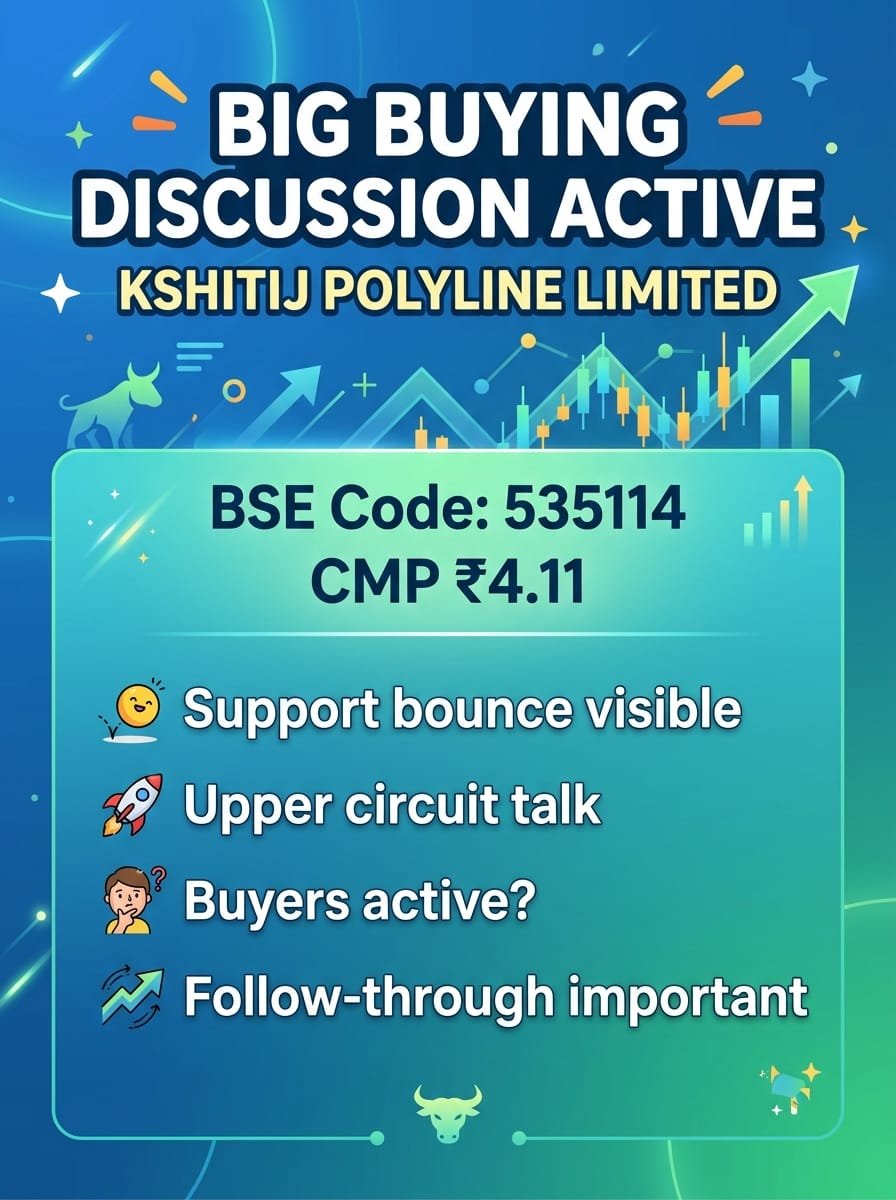 justsinghting's tweet photo. Kshitij Polyline Limited ka reversal discussion Day 2 par aur highlight ho raha hai.
CMP ₹4.11 par stock activity traders ko attract kar rahi hai.
Big buying chatter continue ho raha hai.
#Day2UpperCircuit https://t.co/DHJvtPPOBW