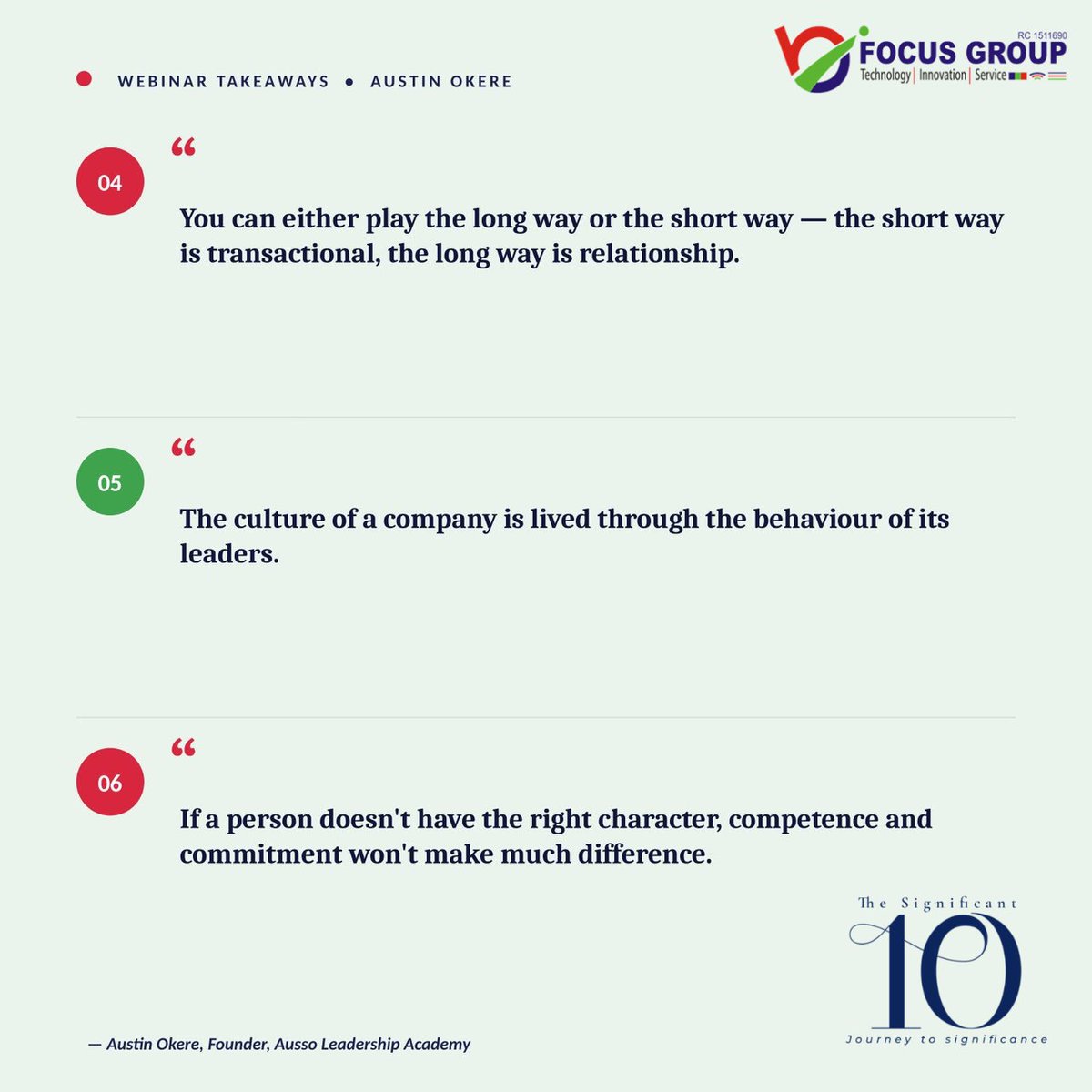 FocusGroup_Ltd's tweet photo. missed our last webinar episode? we've go you covered. 

here are 10 key takeaways from our speakers session. swipe througgh, and let us know your favorite...... see you in the comments 
#webinar#businessgrowth#careergrowth#focusgroups https://t.co/K2ly6df1uO