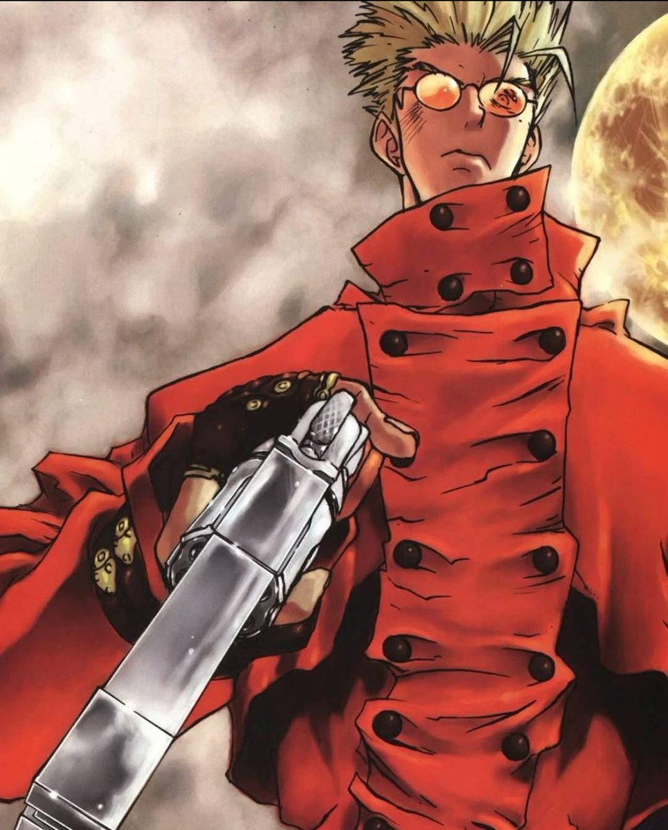 retro_anime's tweet photo. Trigun (1998) https://t.co/2WzQGUdSS9
