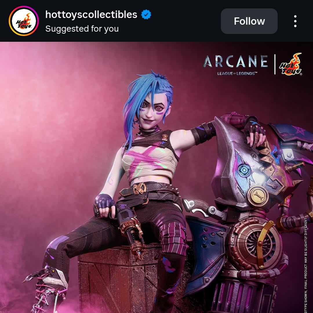 kiracrest02's tweet photo. can hot toys focus on other characters instead of making 6927472 jinx figures https://t.co/VQCinDR1DV