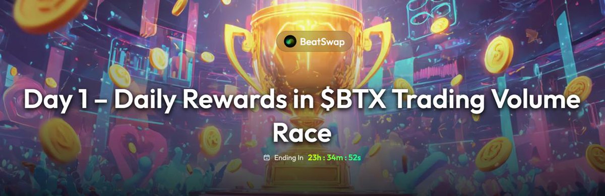 TaskOnCampaigns's tweet photo. 🔥Daily Trading Race is Online now! Total prize pool 100 usdt

More trade, more reward with daily instant prize share!

👉Trading Race link: https://t.co/QS4VkTebAp https://t.co/X1iIuolTV3