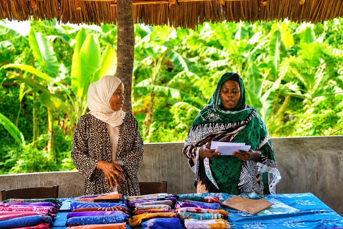 TAMWA_Zanzibar's tweet photo. Pongezi kwa wahitimu 20 kutoka vikundi 7 vya Kijaluba iSAVE vya Unguja kwa kuhitimu mafunzo ya utengenezaji wa batiki na ushonaji, hii ni hatua muhimu kuelekea uwezeshaji wa kiuchumi na fursa mpya za maisha kwa watu wenye ulemavu.

Tunawatakia kila la heri katika safari yao mpya ya mafanikio. ✨