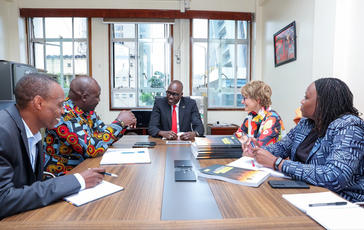 SingoeiAKorir's tweet photo. I received Amnesty International’s Secretary General, Agnes Callamard and her delegation including  George Morara, Executive Director, Amnesty International Kenya at my office. We discussed the human rights situation in Africa including in the Sudan and the centrality of Kenya’s peace building and peace keeping role. They presented me with their latest report on Sudan, ‘City under Siege, Children under Fire’, which documents the Al Fasher atrocities.  I affirmed to the delegation Kenya’s firm support for an arms embargo and urgent ceasefire in Sudan. @ForeignOfficeKE @GenevaMissionKE @AmnestyKenya