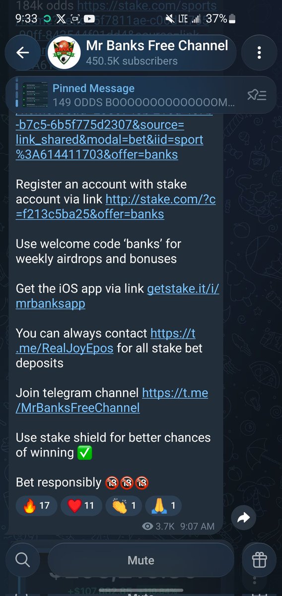 godwin14580's tweet photo. @Mrbankstips Boss I don join your telegram channel since...

Priestwynn https://t.co/E6hvaDI3xj