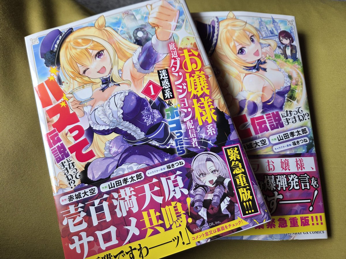 Ergo0123's tweet photo. 本屋で手に取ったマンガが思いの外面白かったっ！！
良い買い物をしたよ
#お嬢様系底辺ダンジョン配信者迷惑系ボコったらバズって伝説になってますわ https://t.co/3KN3CqbFVq