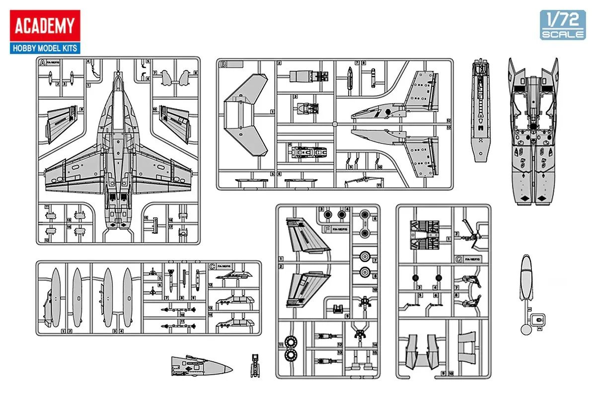 hobbysearch_mm's tweet photo. 【プラモデル新商品】Academy(アカデミー)
1/72 F/A-18E `VFA-31 トムキャッターズ`
https://t.co/Gs4aJuodY3
アカデミーの1/72 スーパーホーネットが発売。
VFA-31 トムキャッターズを含む新規デザインデカール7種類とキャノピーマスキングステッカーが付属します。
#FA18E https://t.co/oShDi6IIOu