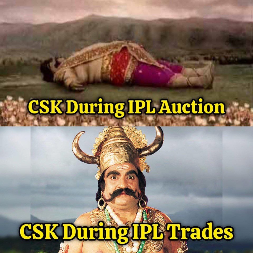 Anshbansal45's tweet photo. IPL 2026 - S Samson
IPL 2027 - Trying to Get Hardik, D Miller & Ashutosh !!
😂😂
#ipl2027 #csk #iplauction #hardikpandya https://t.co/o54U3kMlH2