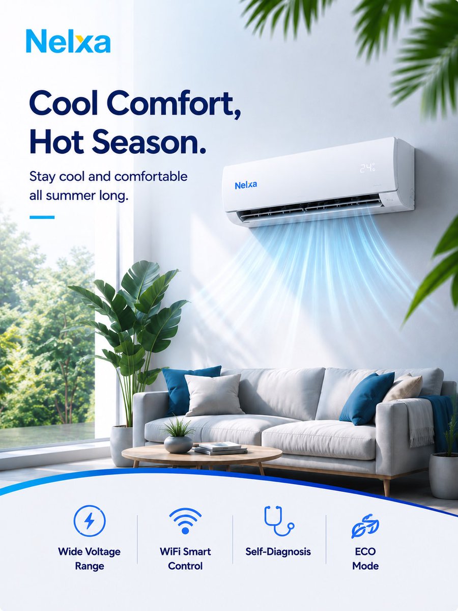 NelxaAC's tweet photo. Manufacturing is only half the story. 🛠️ Our dedicated technical support and fully stocked spare parts hub are working overtime this July to ensure our global partners never face downtime. We don't just sell ACs; we secure your business."
#hvac #SummerHeat #familytime 
#solarAC https://t.co/Njwp0G80BJ
