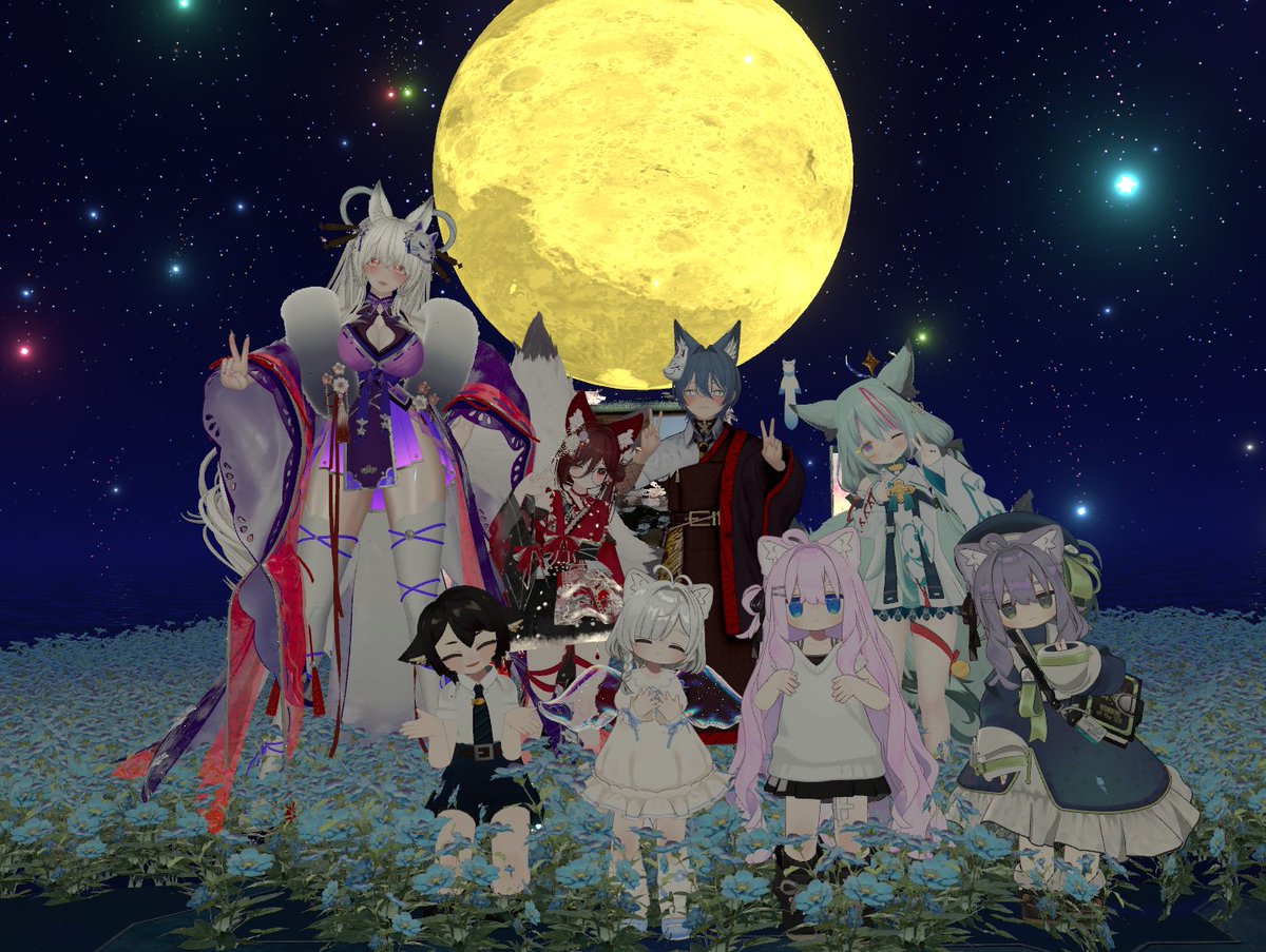 HagikazeVR's tweet photo. ホームワールドに遊びに来てくれたフレンズと記念撮影
やっぱりワールド綺麗って言ってもらえると嬉しいね😊 https://t.co/rTH4eWCJsa