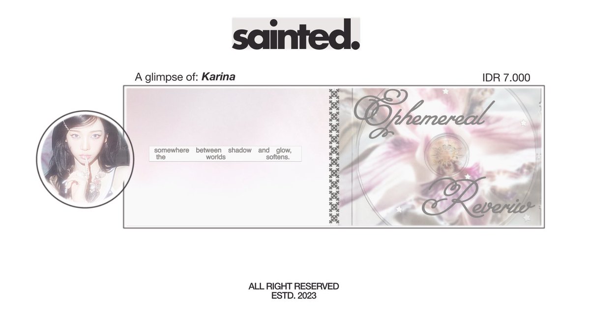 S__ainted's tweet photo. Help RT, thanks!

#zonauang : Four REVERIE with AESPA layouts are now available and awaiting their next home. If one catches your eye, my DMs remain open for claims.

With devotion, SAINTED ♱🤍 https://t.co/kdAG1mj32L