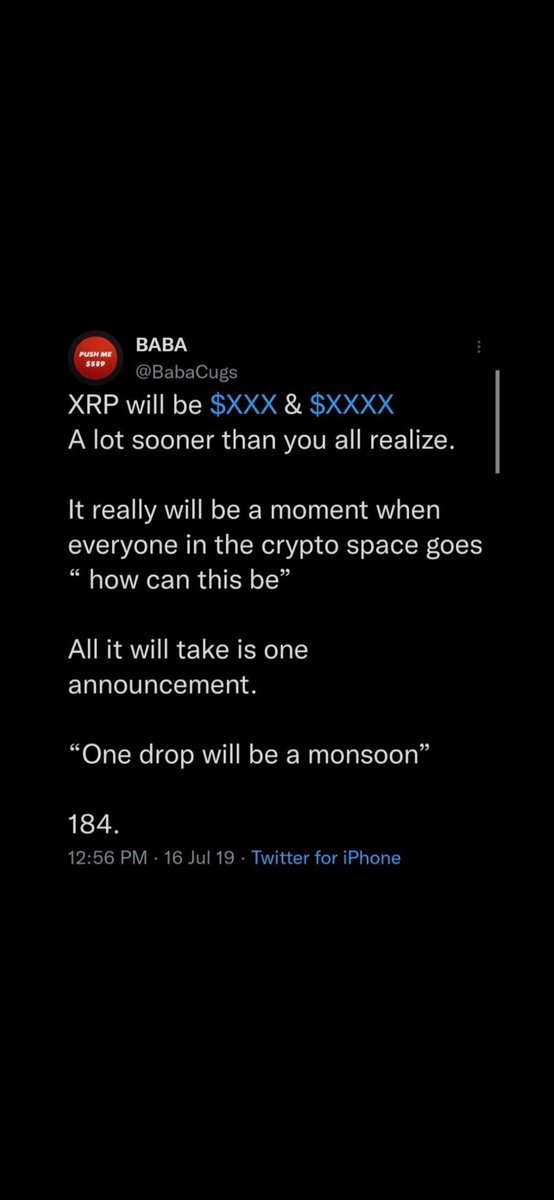 WhiteRiderXRP's tweet photo. He just posted about the 184th day of the year, saying that a single announcement is all it takes—one that will change everything.

BABA:   "All it will take is one announcement" 184 https://t.co/BV9xpZ6XyA