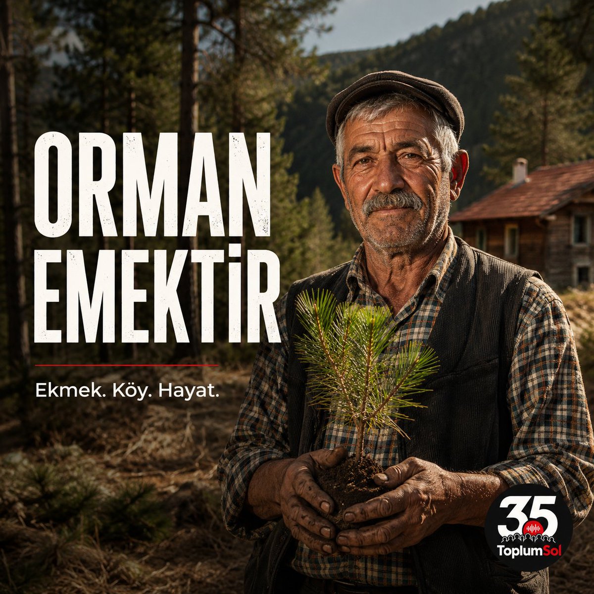 35ToplumSol's tweet photo. Orman yalnızca ağaç değildir.

Köyün ekmeğidir,
emeğidir,
yaz sıcağında yangına ilk koşan elidir.

Orman köylüsünü duymayan bir ülke,
doğayı da emeği de eksik anlar.
#Kastamonu
#Orman
#Lider https://t.co/Qt1Fdqzqph