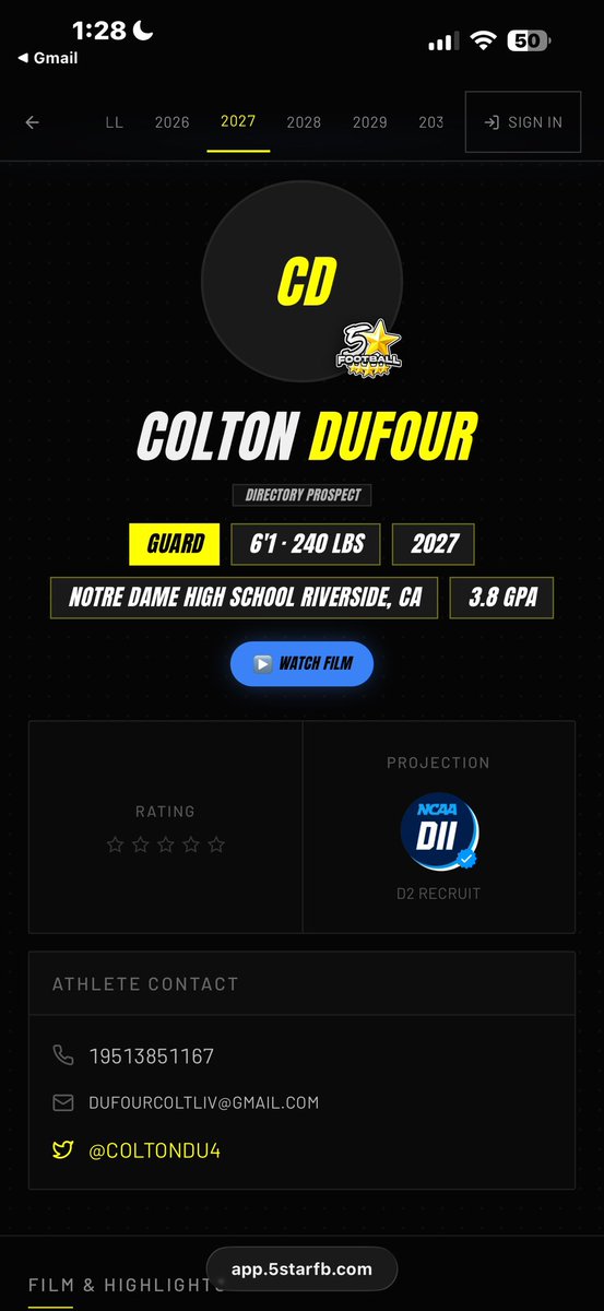 Colton Dufour tweet media