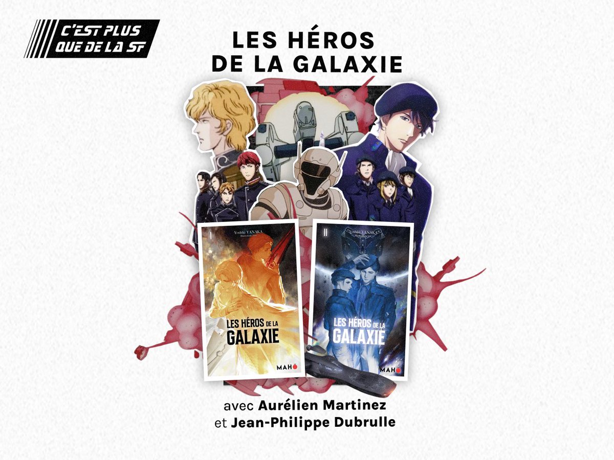 LloydChery22's tweet photo. Très heureux de ce passionnant épisode sur Les Héros de la Galaxie alias Les Rois Maudits de l'espace !! Le traducteur @jp_dubrulle et l'éditeur Aurélien Martinez de @MahoEditions analysent l'importance de cette saga de science-fiction japonaise. 

https://t.co/qs1QTq67u3 https://t.co/OGyFee1jyJ