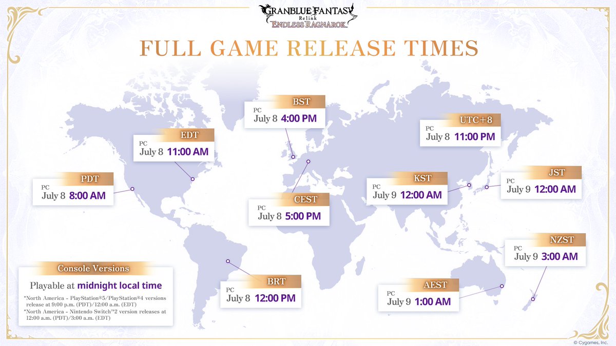 relink_official's tweet photo. Prepare yourself for the digital launch of Granblue Fantasy: Relink - Endless Ragnarok with this helpful launch map!

Pre-loading is already available for pre-orders—make sure you're ready to dive right in! 🗺️✨

📎Details here:
https://t.co/2KHVGPZ89F

#Relink #EndlessRagnarok https://t.co/UoQCRoprLv