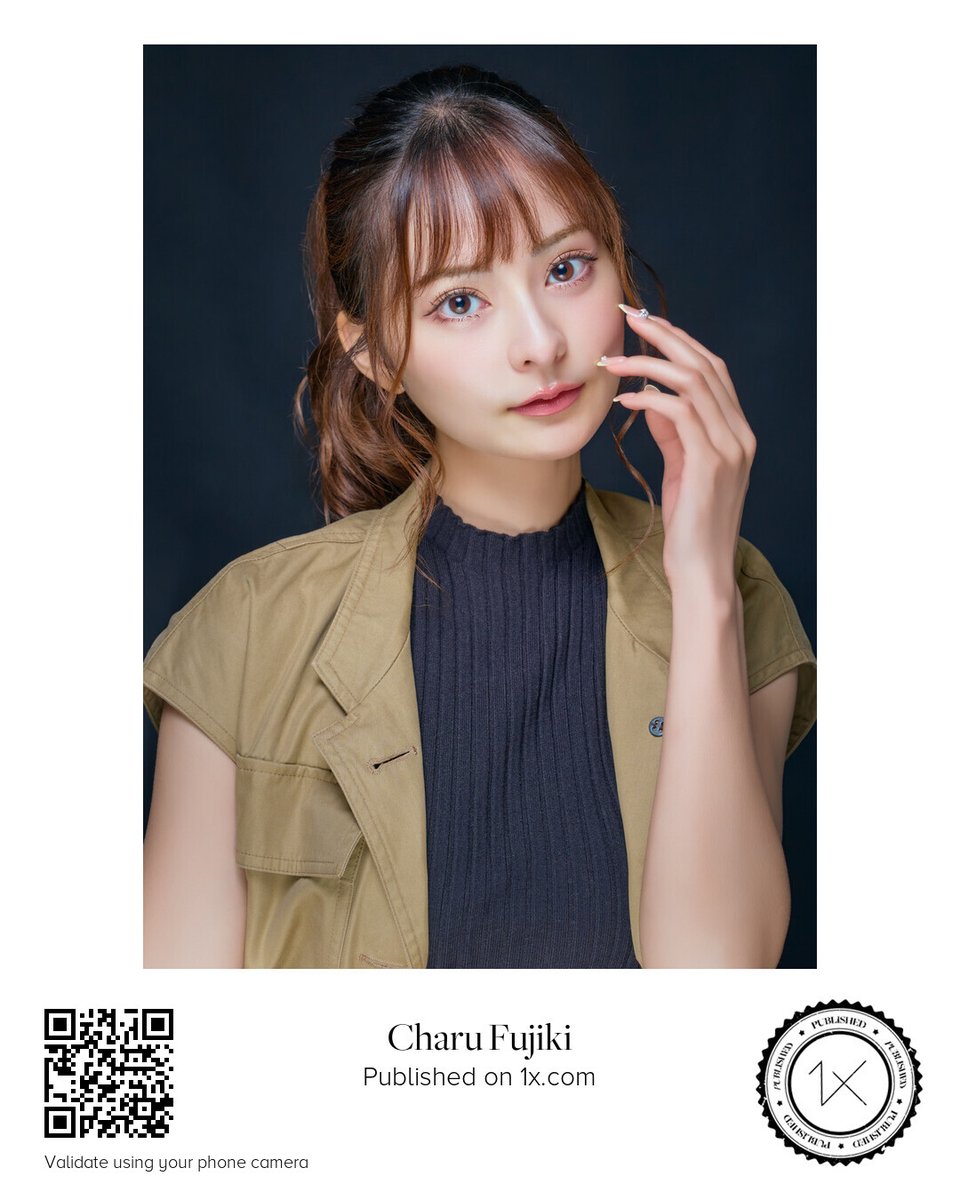 1x Published ありがとう😊 ストロボ講座のデモ撮影でのAYA