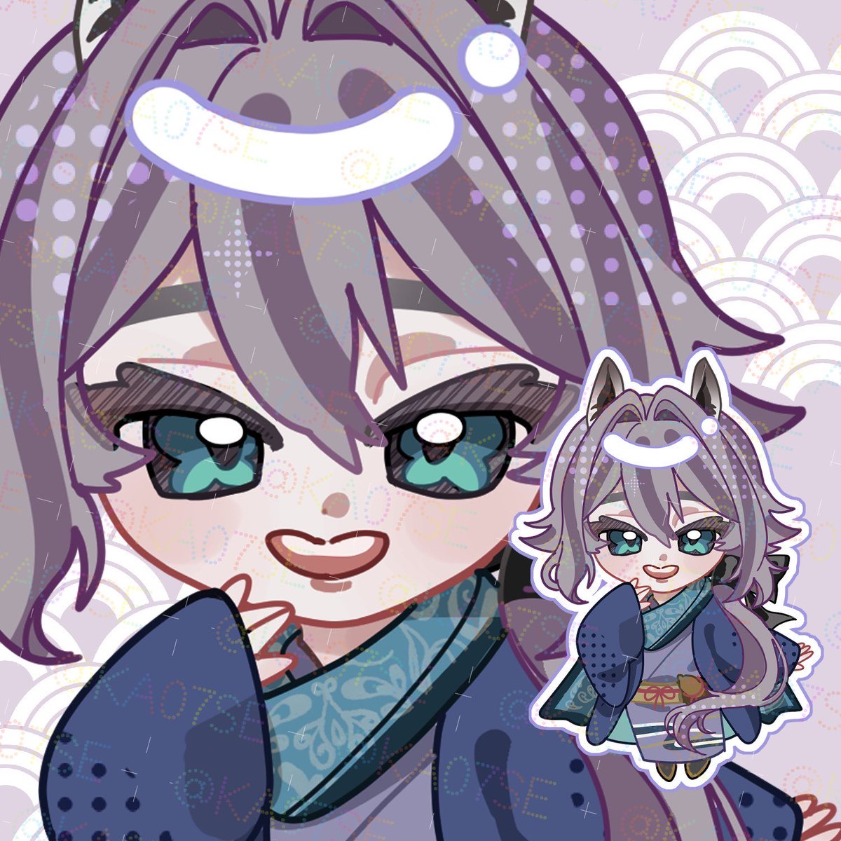 ka07se's tweet photo. 🩶SD版💜 https://t.co/JA04eYf0xs