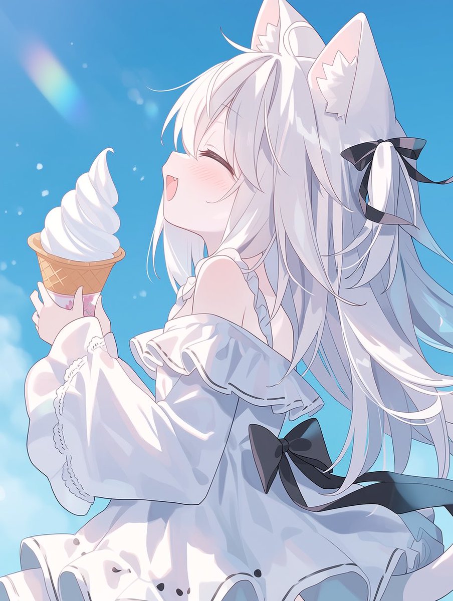 ComikeMaster's tweet photo. 一週間終わり、お疲れ様にゃー🐾今日はソフトクリームの日なのにゃー🍦🐈✨ https://t.co/lrKVqjIy55