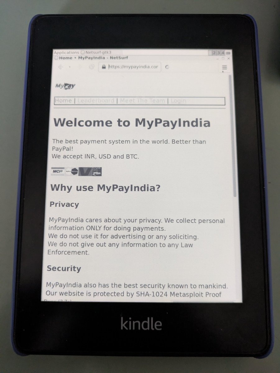 MyPayIndia's tweet photo. MyPayIndia works on Kindles btw https://t.co/DW9oEXWGQ1
