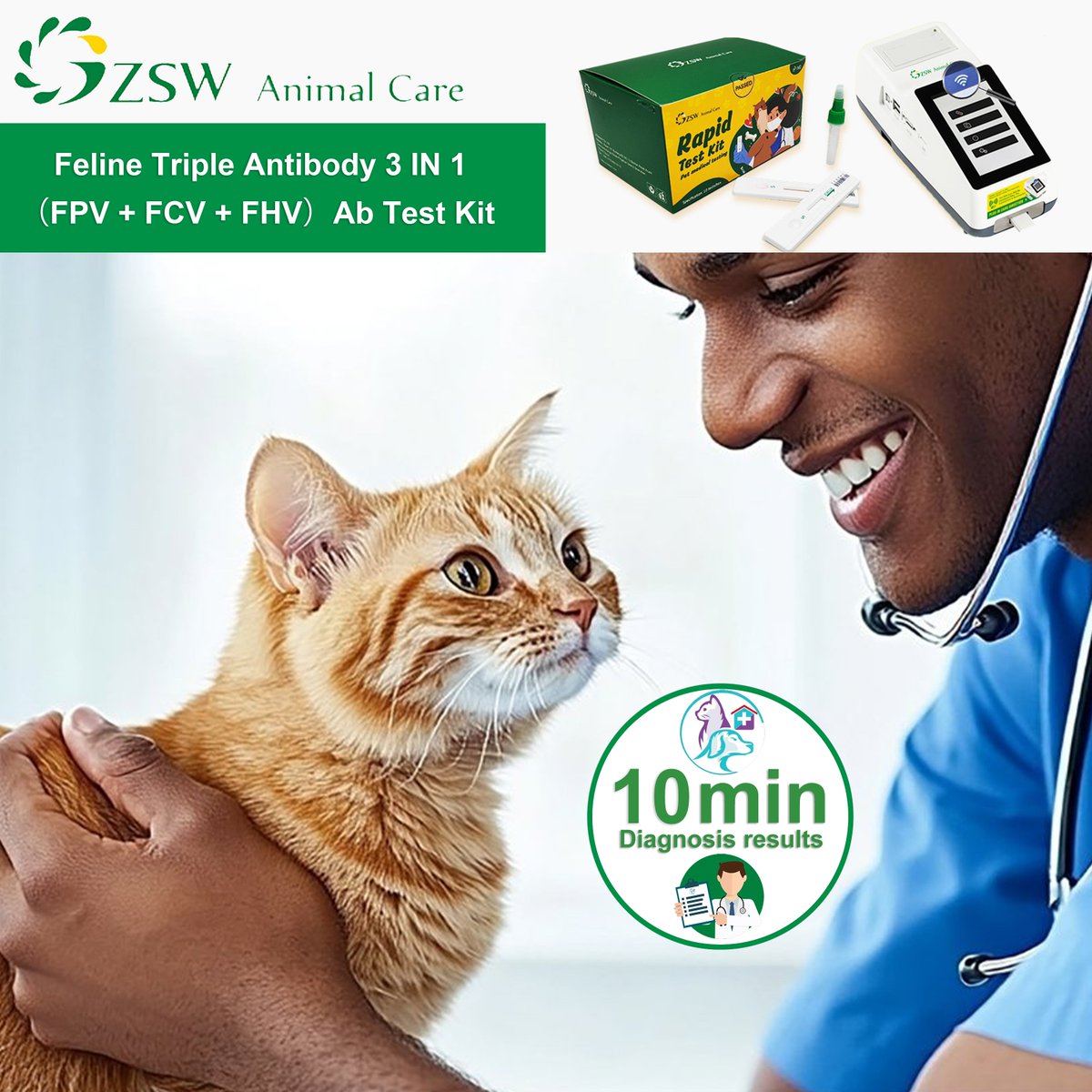 BiotechJz82014's tweet photo. 😺Feline triple antibody test is important in cat health management. By regularly testing antibody levels, it is possible to evaluate the immune effect of cats, prevent infectious diseases, optimize immunization plans, improve pet health, and reduce unnecessary vaccinations.
#vet https://t.co/rIlb9MZRSK