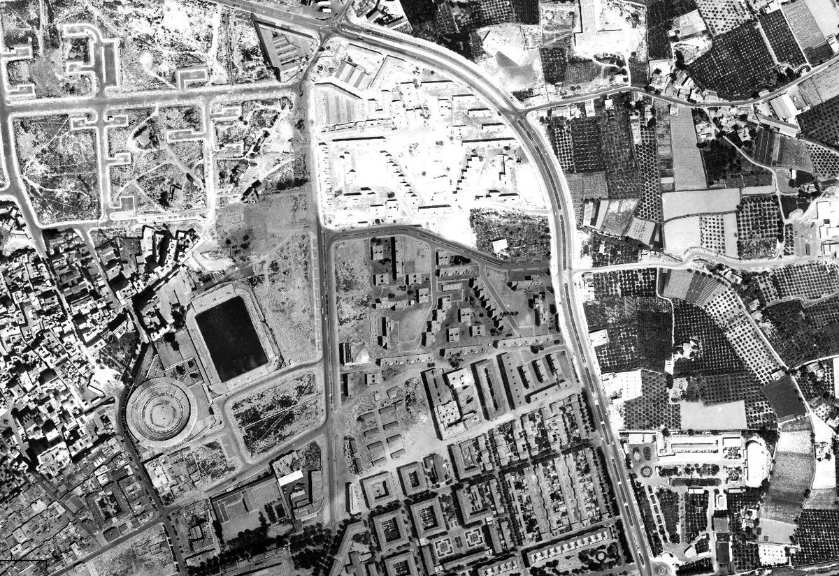 ArchivodeMurcia's tweet photo. Efectivamente, nos referíamos al barrio de la Paz.
🖼️ Ortofoto de 1969. https://t.co/MISSQtM7ho