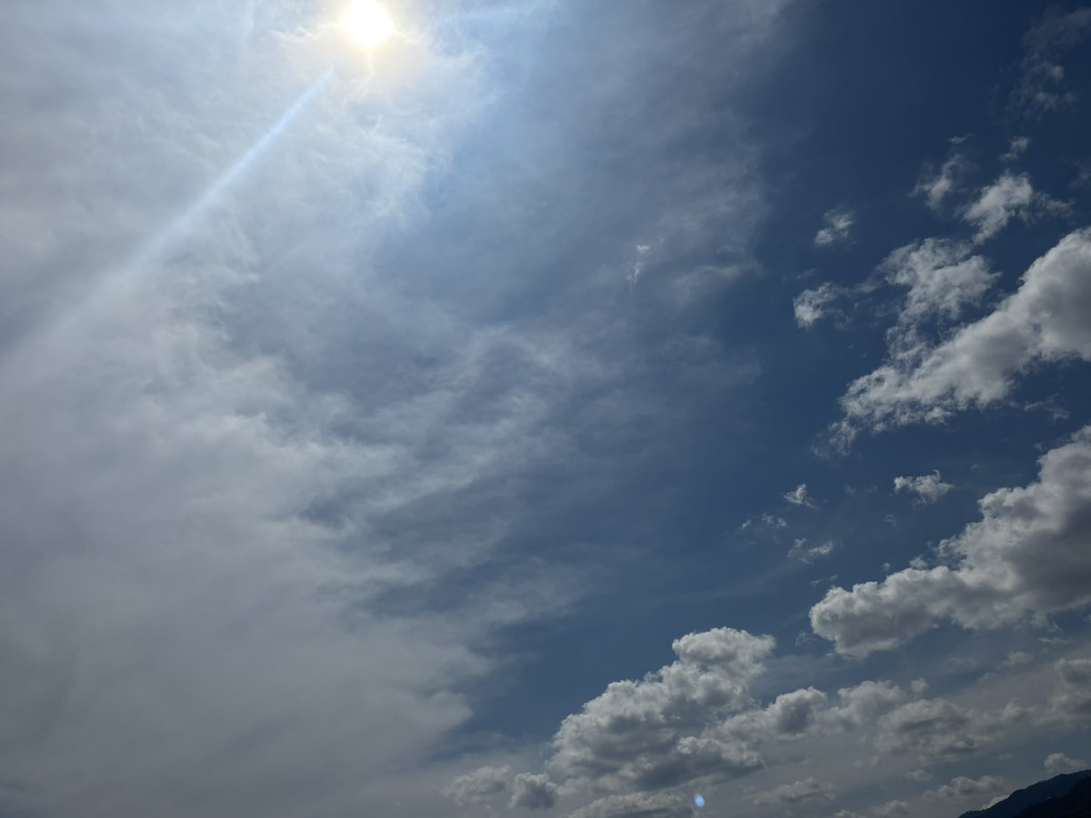 spark__fx's tweet photo. 今日はよく晴れた一日でした☀️
明日からはまた☁️☔ https://t.co/yPOUkQQCum