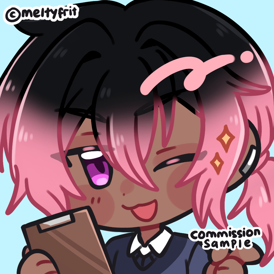 meltyfrit's tweet photo. New icons comm samples 💖🖤
#vgencoms #commissiongg https://t.co/iKsVA1feOW