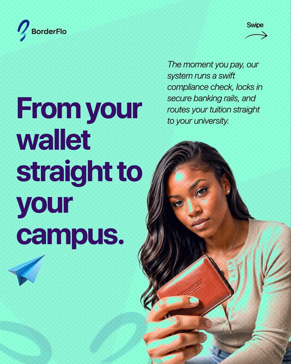 UseBorderFlo's tweet photo. Ever wonder what happens after you hit "Pay"?
We’ve made sure it’s never a guessing game. From your wallet to your school, we keep you in the loop every step of the way.
Download the app and make your next payment with peace of mind.
#BorderFlo #StressFreePayments https://t.co/ioYvPXo2x8