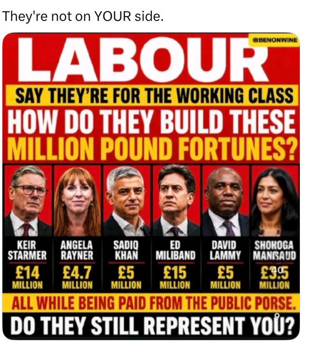 CharlesFazacker's tweet photo. @labourpress The man: Keith Starmer
The ball £14m
Angela Rayners wealth is even more baffling. https://t.co/ttGZxlLTb0