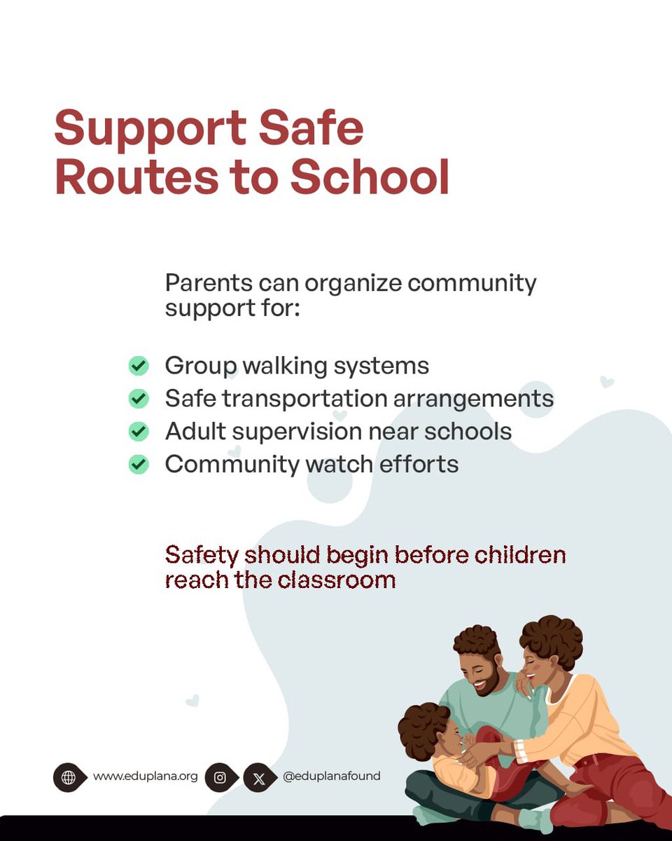 eduplanafound's tweet photo. With resumed banditry attacks on schools,
The FG must address #ChildrenAbduction in Nigeria,
Some of the STEPS
#ActiveCitizens and Parents can take include;
Join Parent & Community Group
Support Safe Routes to School
Advocate for Better School Facilities
#EveryChildMatters https://t.co/D8ecOLSwP9