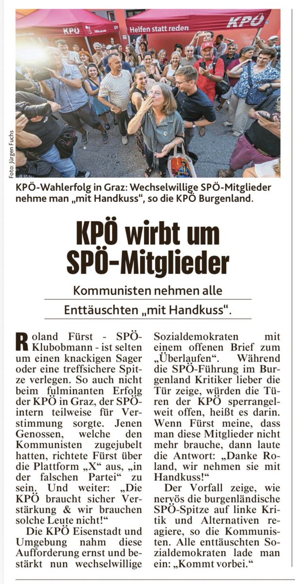 SandroWaldmann's tweet photo. Die SPÖ-Spitze zeigt Arroganz statt Selbstreflexion. Wer Kritik nicht aushält, hat in der Politik nichts verloren. #Burgenland #SPÖ #FPÖ https://t.co/ZhC6Du45u4