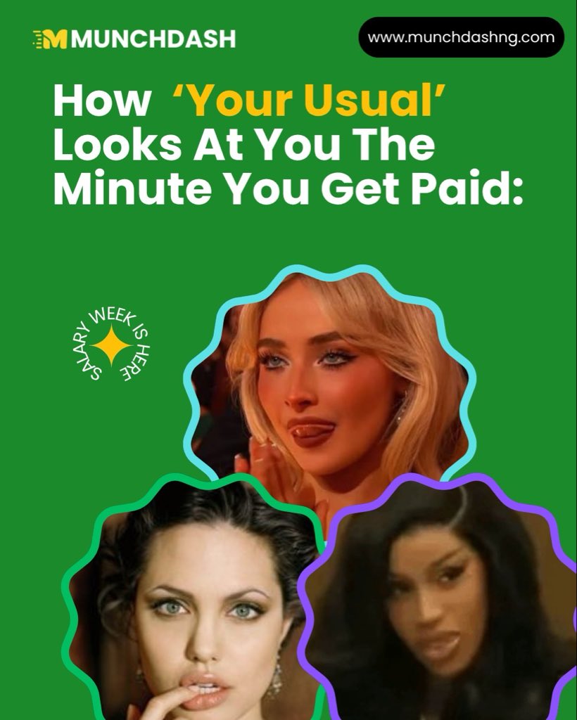 munchdash's tweet photo. Before you spend your entire salary, set a little bit aside to reward yourself for all the work you've put in!

Order your usual on
Munchdash 💚

#viral #trending #explora #kitchen #food https://t.co/Uv5UGRT8za