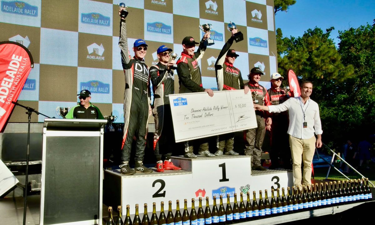 AdelaideRally's tweet photo. Prize money for the winners of all competitive categories in the 2026 Shannons Adelaide Rally:  
 
Outright (Rally Pro/Competition) - $10,000
Challenge 130 - $3000
Challenge 120 - $2000
TSD - $1000
 
You’ve gotta be in it to win it - entries open now. https://t.co/bz5QyMxMJq
