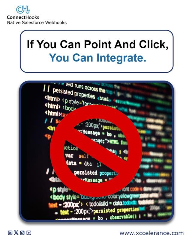 ConnectHooks's tweet photo. Integrations should not take days to set up.
ConnectHooks helps you connect Salesforce with your business tools quickly and keep data flowing without extra effort.
#ConnectHooks #Salesforce #Integration #Automation #NoCode #BusinessTools #WorkflowManagement #TechSolutions https://t.co/qh4fIE8xVq