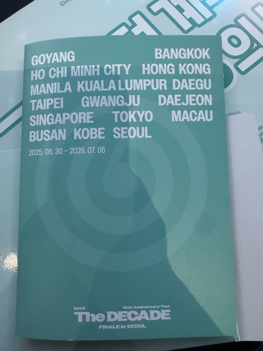 DoWonSunJaeYoun's tweet photo. The cities they went for The Decade tour https://t.co/vTjZb0bZkC