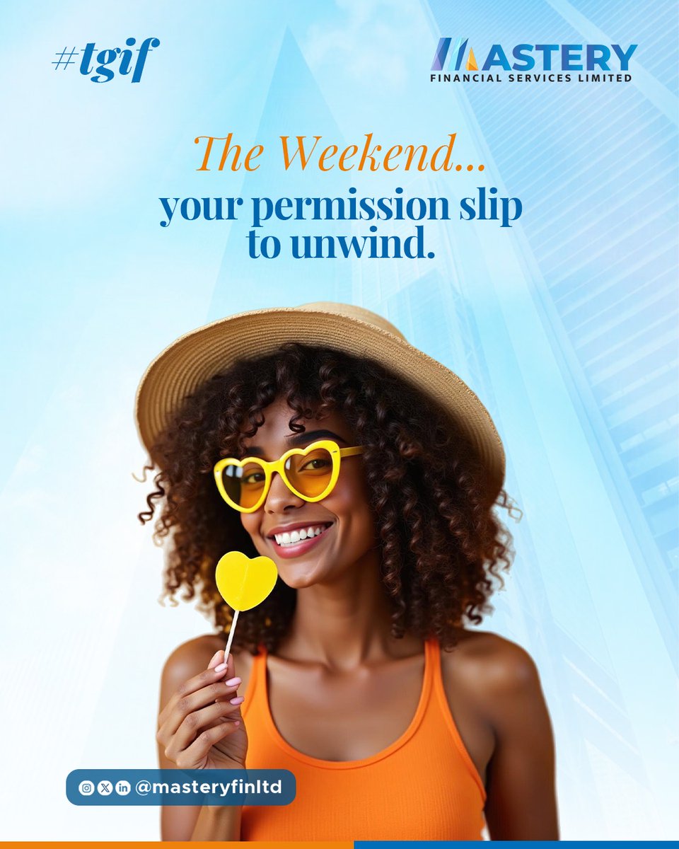 masteryfinltd's tweet photo. The Weekend... your permission slip to unwind. 🌿

#WeekendVibes #RestAndRecharge #Unwind #SelfCare #RelaxAndReset #WeekendMood #Masteryfinltd https://t.co/AxonXhp0Ff