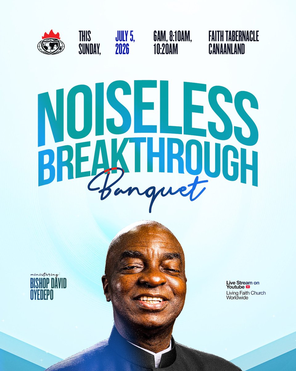 ft_canaanland's tweet photo. Some breakthroughs don’t make noise—they make impact.

That's the kind awaiting you this Sunday. 
See you in church. https://t.co/94c4sHscgv