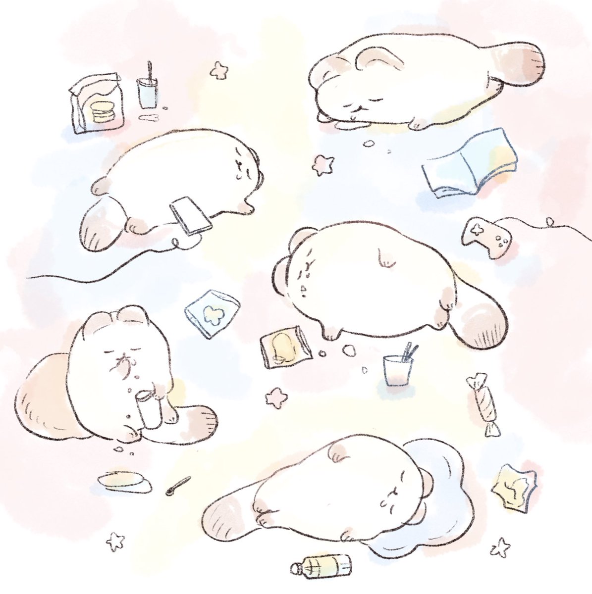 torikaworks's tweet photo. 今週もおつかれさま...
#自分よりだらしないいきもの https://t.co/BDy3BgyIfR